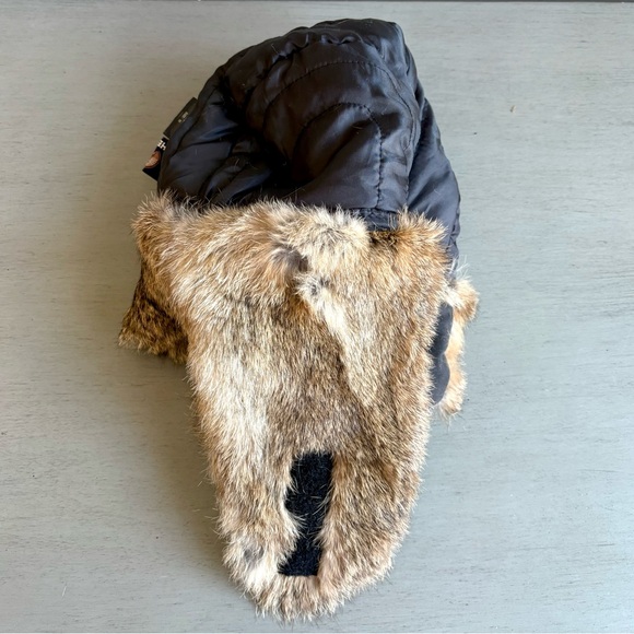 Weatherproof Kids Bomber Tapper Hat Rabbit Fur-Lined Trapper YOUTH Medium - Picture 8 of 12